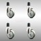 Service Caster 4 Inch 316SS Gray Polyurethane Swivel 1-3/4 Inch Expanding Stem Caster Set SCC SCC-SS316EX20S414-PPUB-134-4 - alternate 4